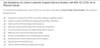 Canon Printer Phone Number +44-(0)808-101-2159 image 1
